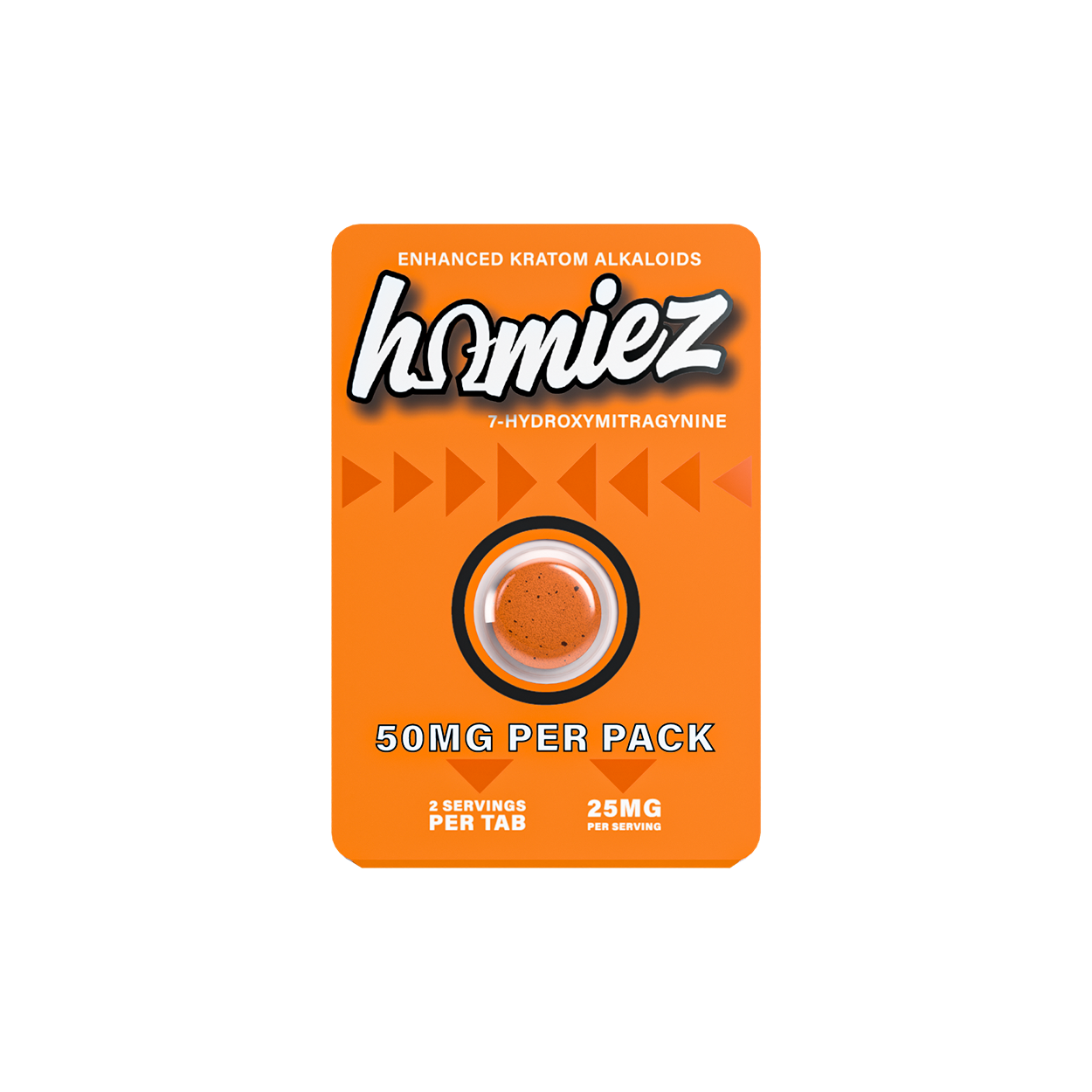 Homiez Enhanced 7-Hydroxy Kratom Tablet (1-Count) – 200 mg Total Alkaloids